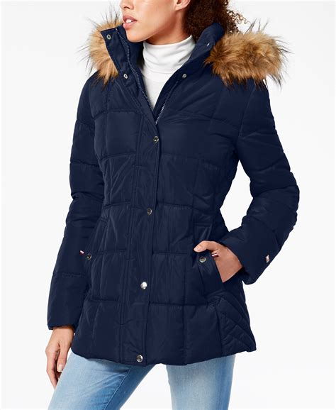 tommy hilfiger winter coats womens